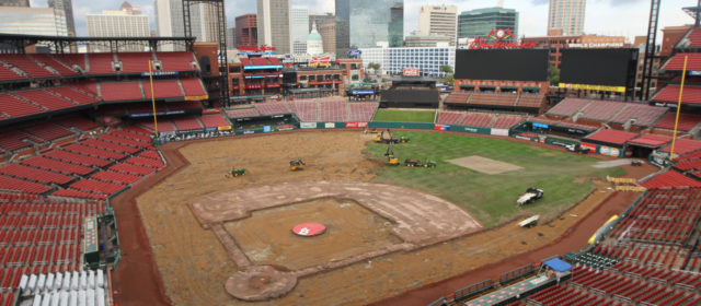 Insider look at New Surface at Busch Stadium in St. Louis