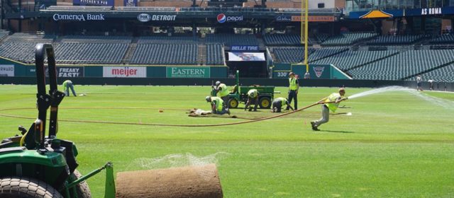 Crew Transforms Comerica Park Into Soccer Pitch