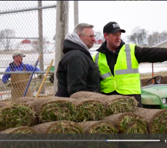 NBC Nightly News Features Bush Turf for Work on Field of Dreams